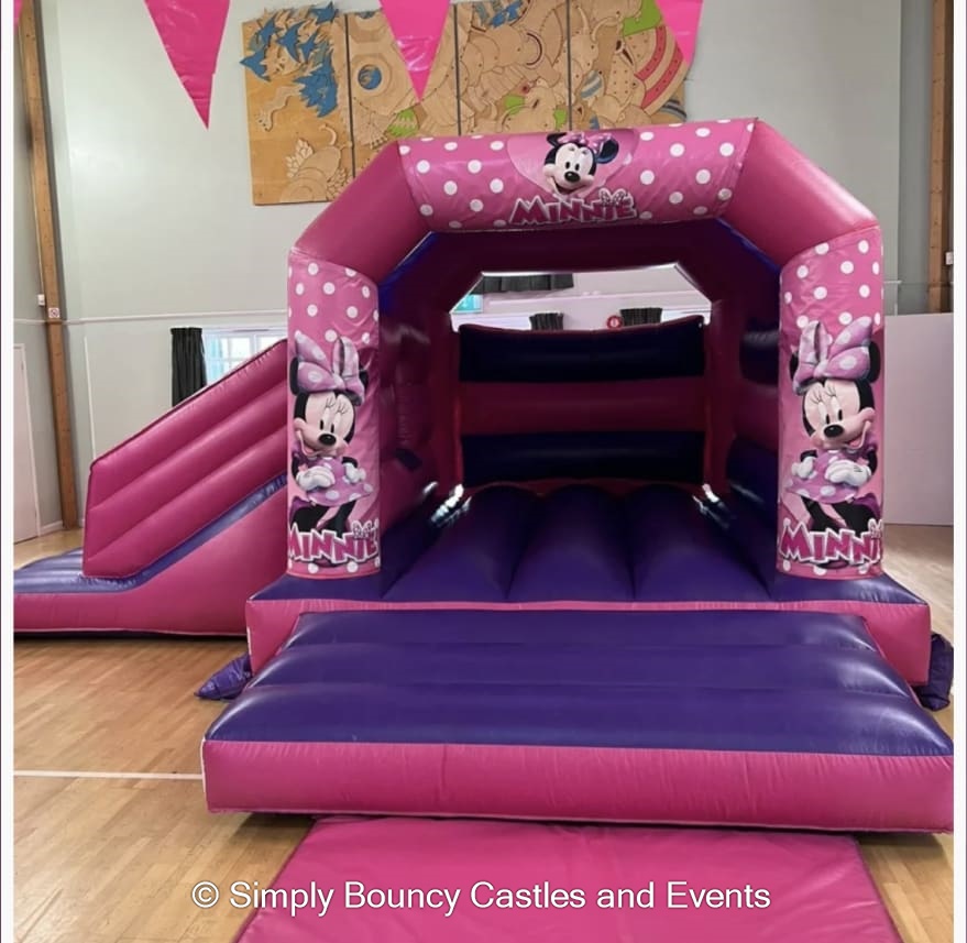 Minnie Mouse Bounce & Slide Bouncy Castle Best Bouncy Castle Hire